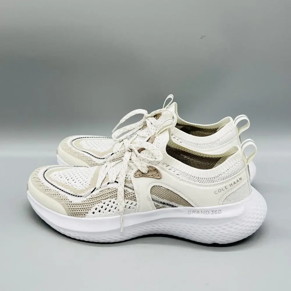 Cole Haan Shoes Womens 6.5 White Knit Mesh Zerogrand Athletic Sneakers Comfort